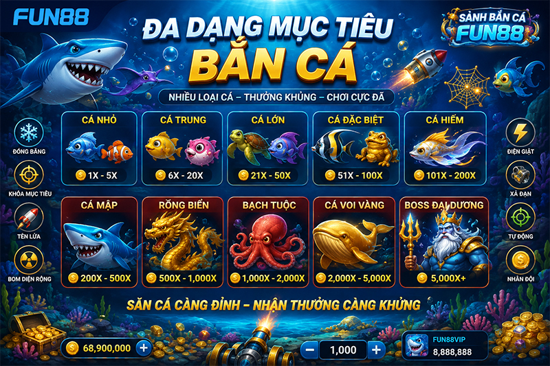 Đa dạng mục tiêu và sinh vật biển