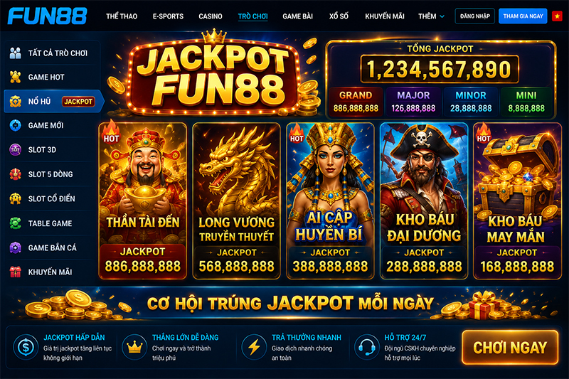 Nổ hũ Jackpot cực khủng